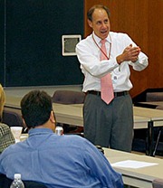 John in action.